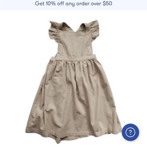 The Simple Folk Linen Pinafore dress 12-18 months